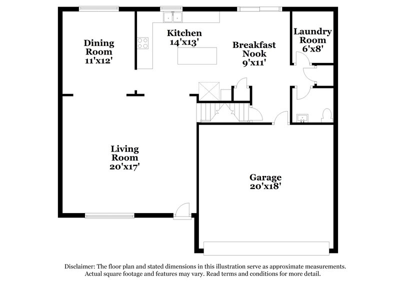 2,200/Mo, 3397 Brook Spring Dr Grove City, OH 43123 Floor Plan View 3