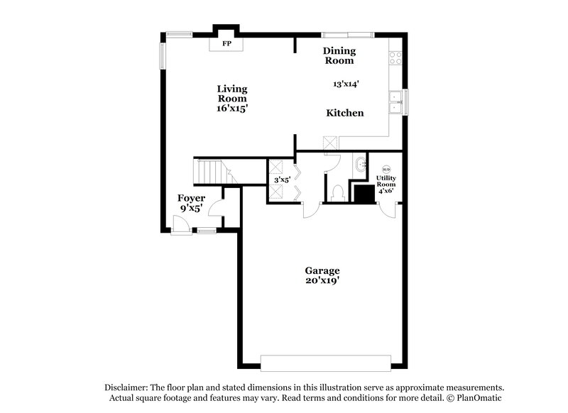 1,810/Mo, 6150 Kensington Glen Dr Canal Winchester, OH 43110 Floor Plan View