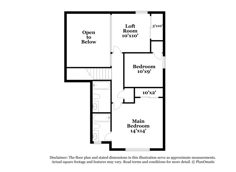 1,810/Mo, 6150 Kensington Glen Dr Canal Winchester, OH 43110 Floor Plan View 2