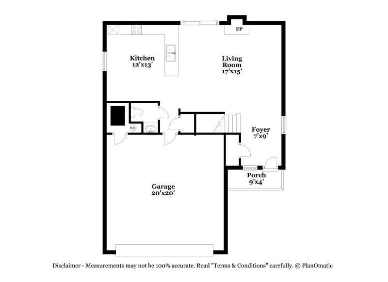 2,105/Mo, 5784 Wooden Plank Rd Hilliard, OH 43026 Floor Plan View