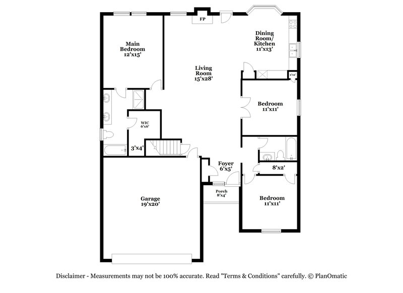 2,405/Mo, 415 Vanderbuilt St Pickerington, OH 43147 Floorplan View