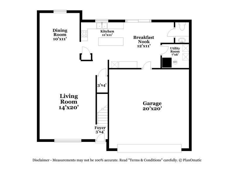 2,605/Mo, 1390 Halfhill Way Columbus, OH 43207 Floorplan View