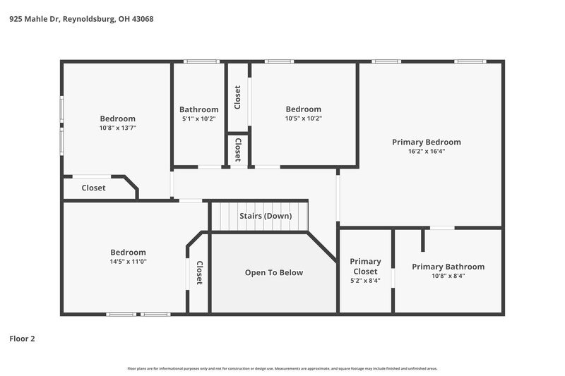 2,795/Mo, 925 Mahle Dr Reynoldsburg, OH 43068 Floor Plan View 2