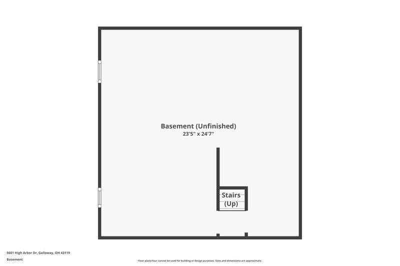 2,605/Mo, 5601 High Arbor Dr Galloway, OH 43119 Floor Plan View
