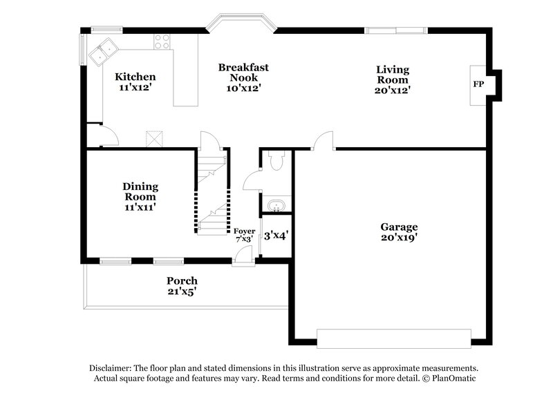 2,500/Mo, 781 Laile Ct Reynoldsburg, OH 43068 Floor Plan View