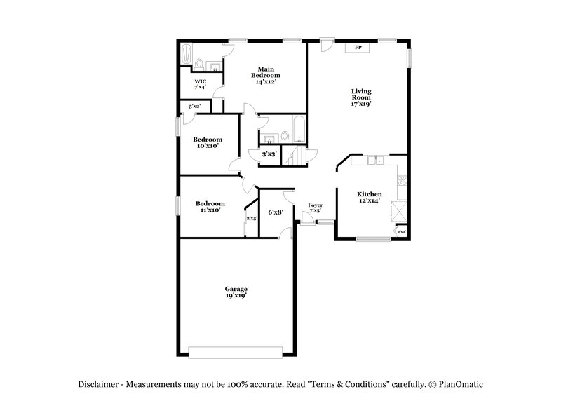 2,390/Mo, 3311 Darby Glen Blvd Hilliard, OH 43026 Floor Plan View