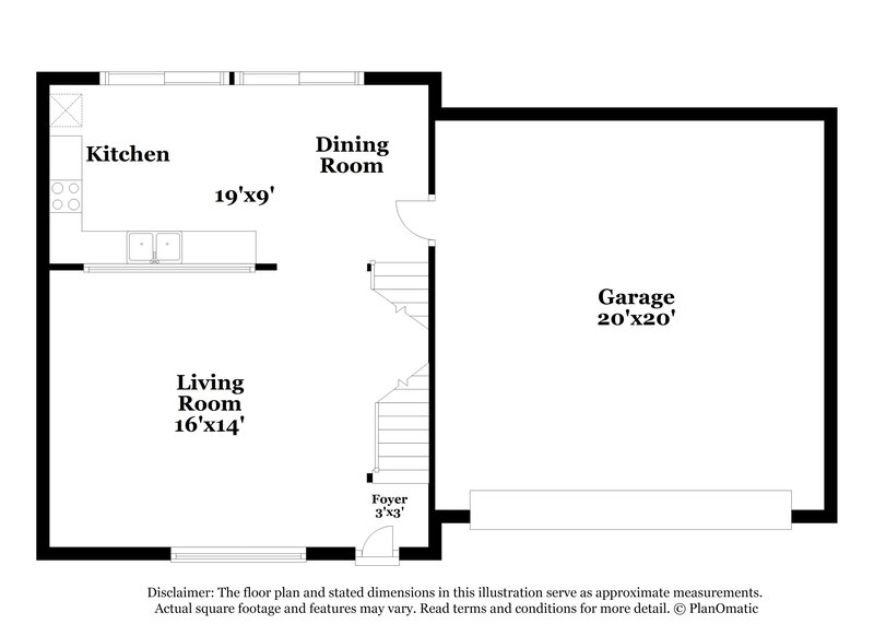 1,960/Mo, 5122 Springdale Blvd Hilliard, OH 43026 Floor Plan View