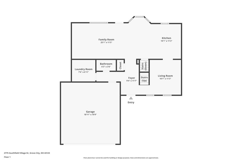 2,430/Mo, 2775 Southfield Village Dr Grove City, OH 43123 Floorplan View