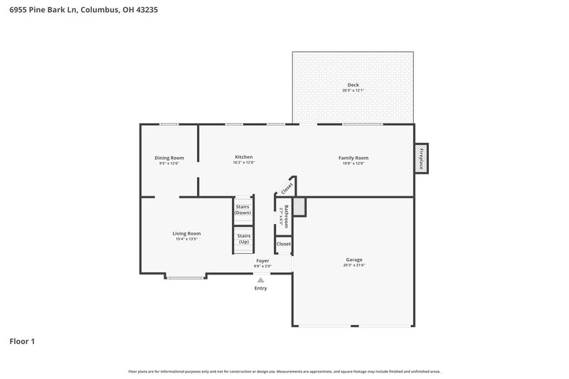 2,910/Mo, 6955 Pine Bark Ln Columbus, OH 43235 Floor Plan View 2