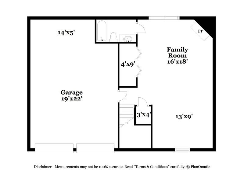 1,855/Mo, 201 Border St Columbus, OH 43207 Floor Plan View