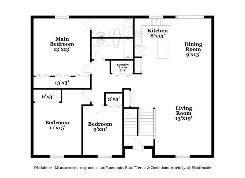 1,855/Mo, 201 Border St Columbus, OH 43207 Floor Plan View 2