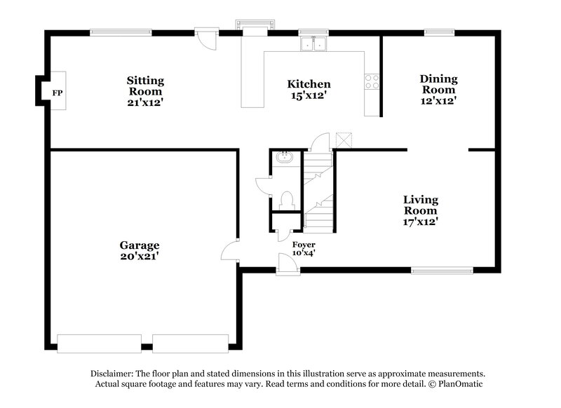 2,045/Mo, 1658 Sandy Side Dr Columbus, OH 43235 Floor Plan View