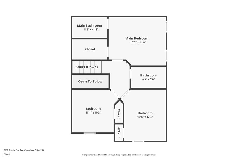 2,370/Mo, 6137 Prairiefire Ave Columbus, OH 43230 Floor Plan View 2