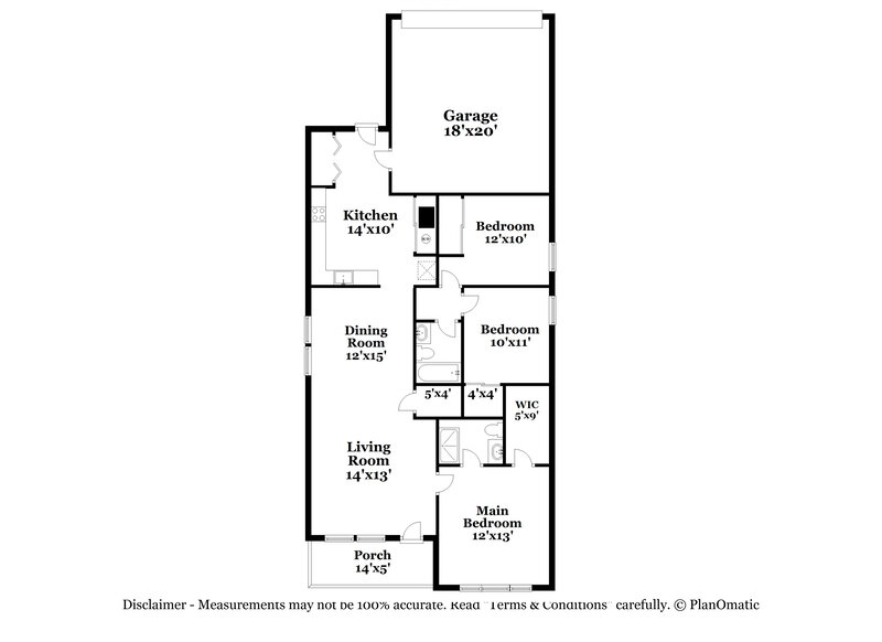 1,635/Mo, 5622 Alliance Way Columbus, OH 43228 Floor Plan View