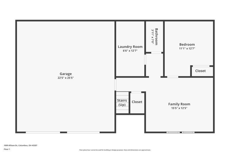 3,550/Mo, 1009 Allison Dr Columbus, OH 43207 Floor Plan View