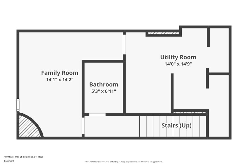 1,905/Mo, 4880 River Trail Ct Columbus, OH 43228 Floorplan View 2