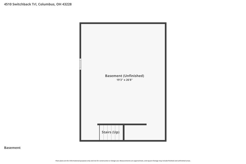 2,285/Mo, 4510 Switchback Trl Columbus, OH 43228 Floor Plan View