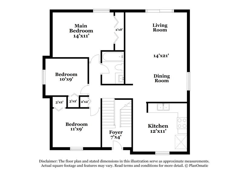 2,120/Mo, 3468 Whisper Creek Dr Columbus, OH 43231 Floor Plan View