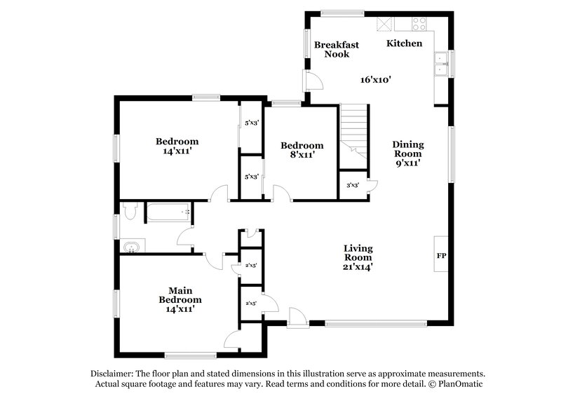 1,650/Mo, 3639 Heywood Dr Hilliard, OH 43026 Floor Plan View