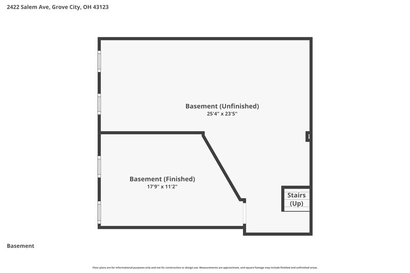 2,500/Mo, 2422 Salem Ave Grove City, OH 43123 Floor Plan View
