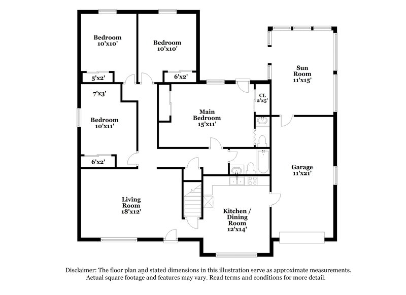 1,885/Mo, 469 Denwood Ct Gahanna, OH 43230 Floor Plan View