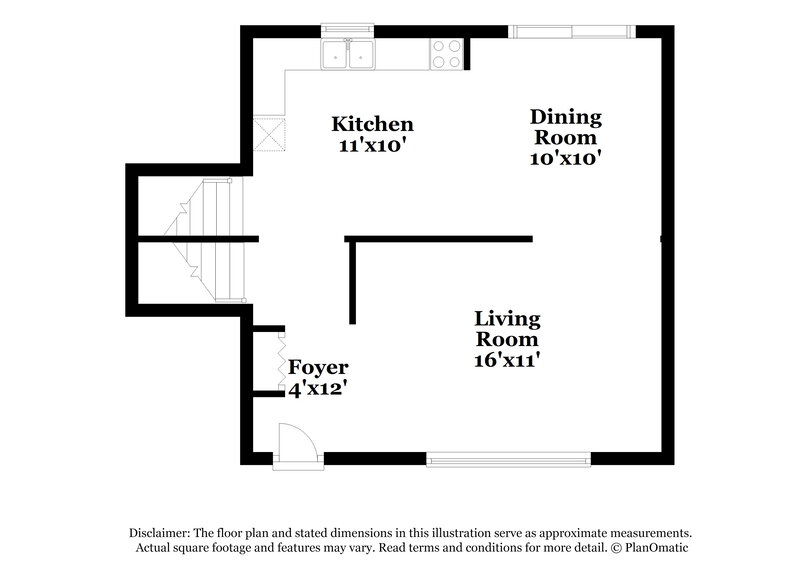 1,640/Mo, 5315 Sundale Pl S Columbus, OH 43232 Floor Plan View