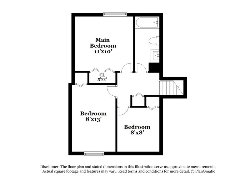 1,875/Mo, 5280 Quincy Dr Columbus, OH 43232 Floor Plan View