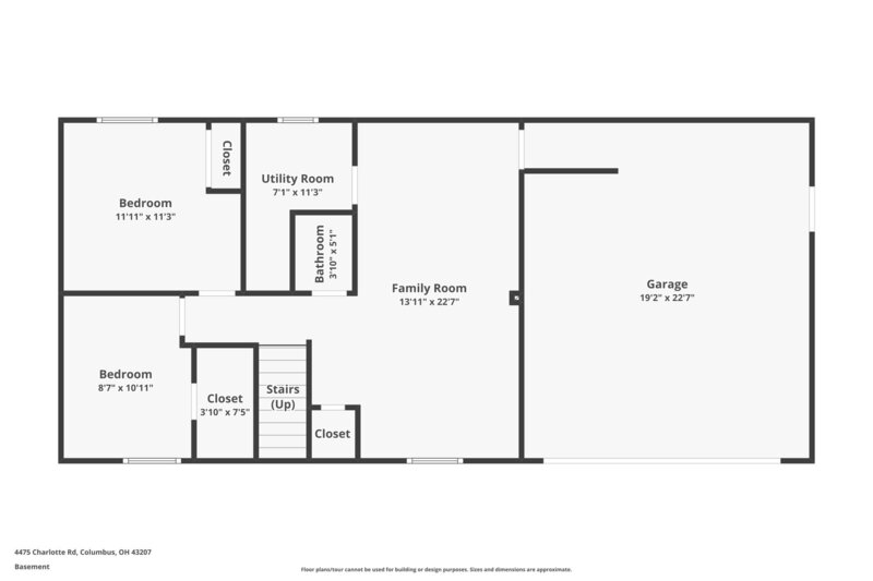 1,980/Mo, 4475 Charlotte Rd Columbus, OH 43207 Floorplan View