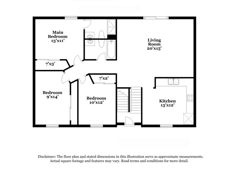 2,010/Mo, 1024 Esther Dr Columbus, OH 43207 Floorplan View 2