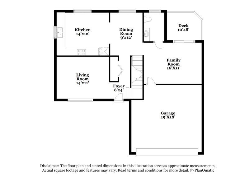 1,670/Mo, 3008 Fox Chaple Dr Columbus, OH 43232 Floor Plan View