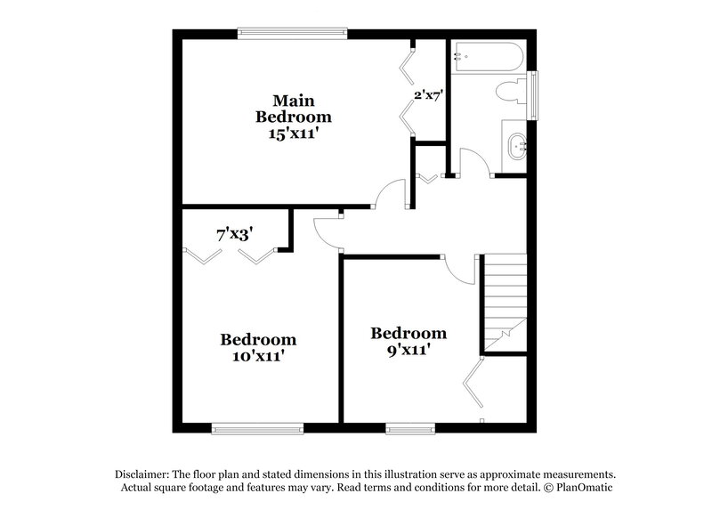 1,670/Mo, 3008 Fox Chaple Dr Columbus, OH 43232 Floor Plan View 2