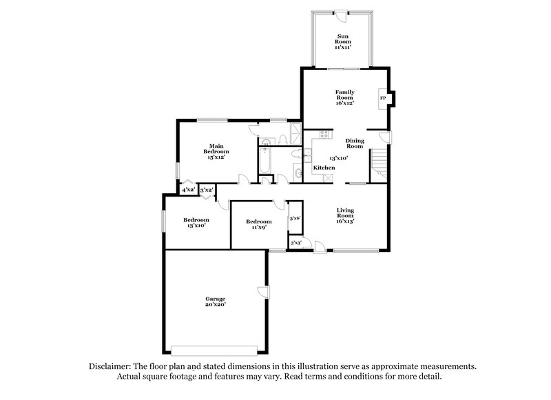 1,845/Mo, 1532 Bolenhill Ave Columbus, OH 43229 Floor Plan View