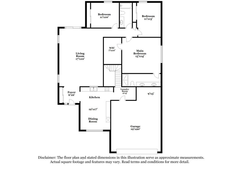 2,295/Mo, 5975 Cape Coral Ln Hilliard, OH 43026 Floor Plan View