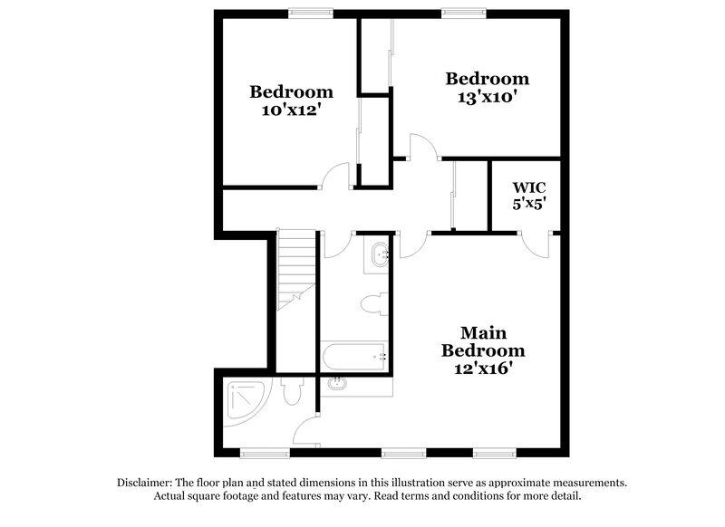 1,895/Mo, 3237 St Bernard Cir Columbus, OH 43232 Floor Plan View 3