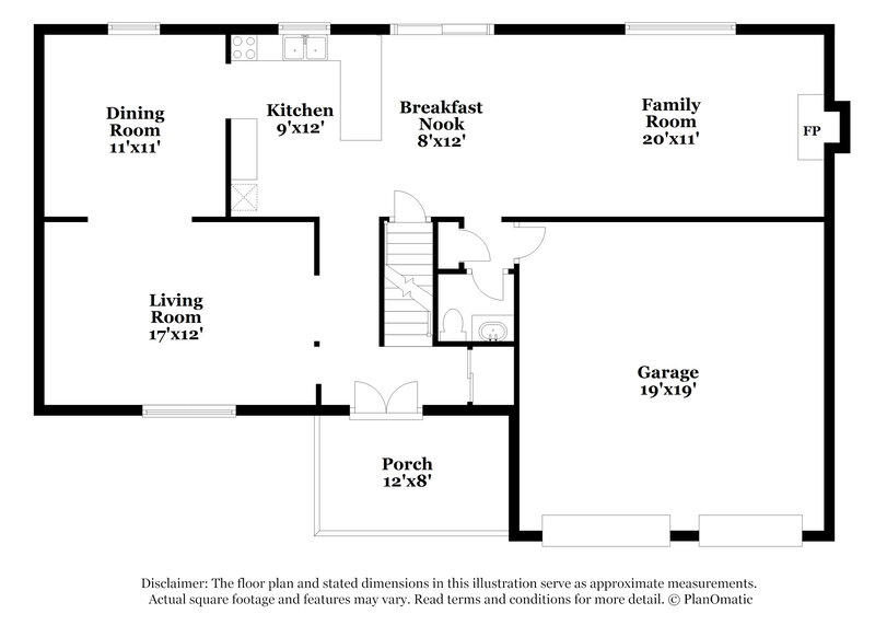 3,320/Mo, 12118 Greenbower Ave NW Pickerington, OH 43147 Floor Plan View