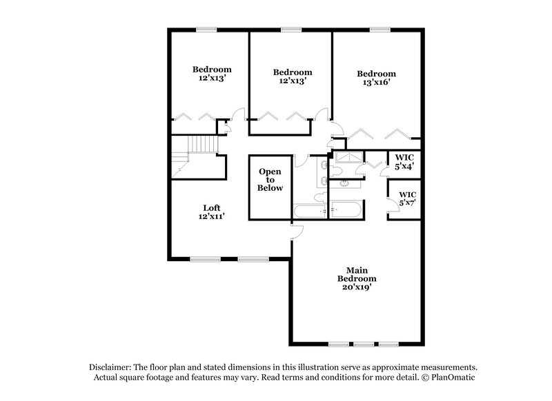 2,465/Mo, 6322 Bellinger Dr Galloway, OH 43119 Floor Plan View
