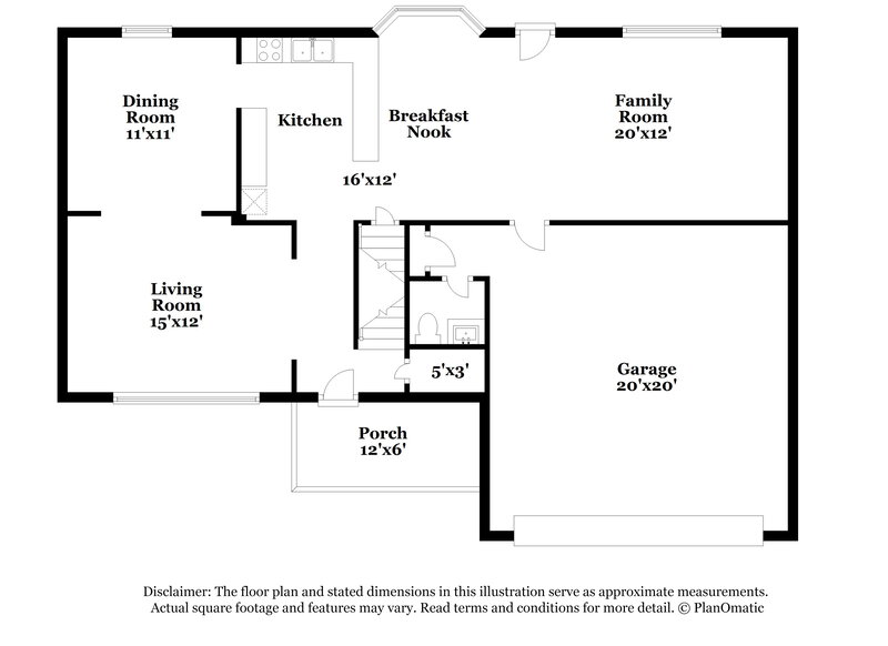 2,460/Mo, 224 Eastcreek Dr Galloway, OH 43119 Floor Plan View