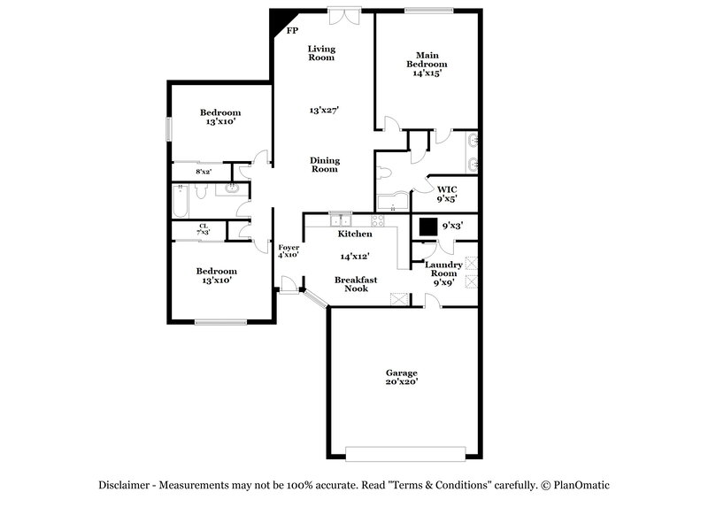 2,065/Mo, 3003 Chante Ct Columbus, OH 43219 Floorplan View