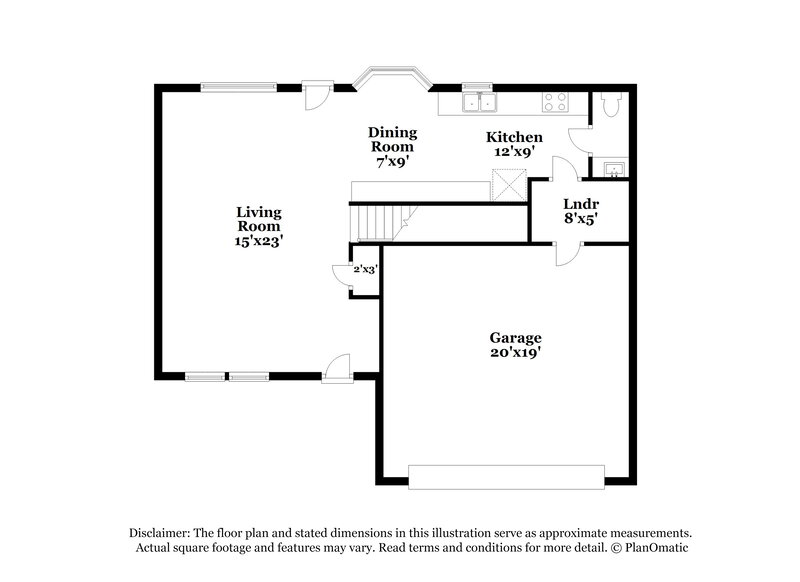 2,340/Mo, 5774 Oyster Bay Way Galloway, OH 43119 Floor Plan View