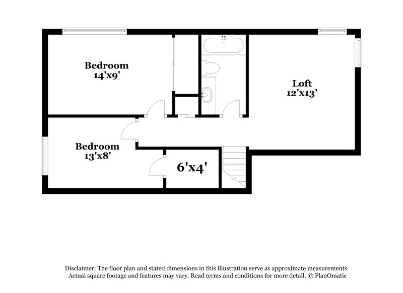 1,840/Mo, 2714 Barrows Rd Columbus, OH 43232 Floor Plan View 2