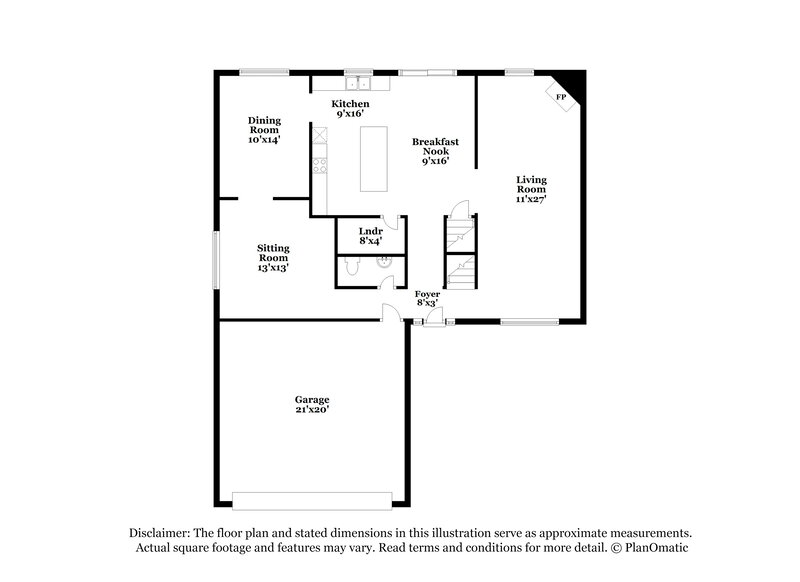 2,800/Mo, 1043 Drayson Dr Galloway, OH 43119 Floor Plan View