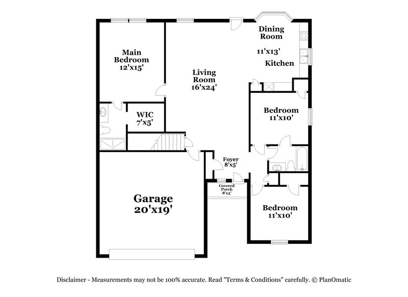 2,005/Mo, 132 Garden Ct Delaware, OH 43015 Floor Plan View