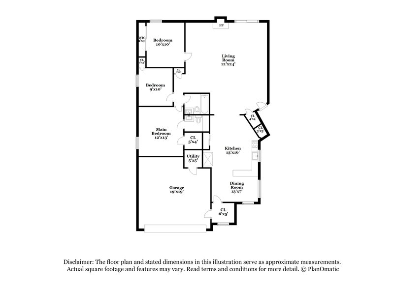 2,010/Mo, 5789 Lonerise Ln Hilliard, OH 43026 Floor Plan View