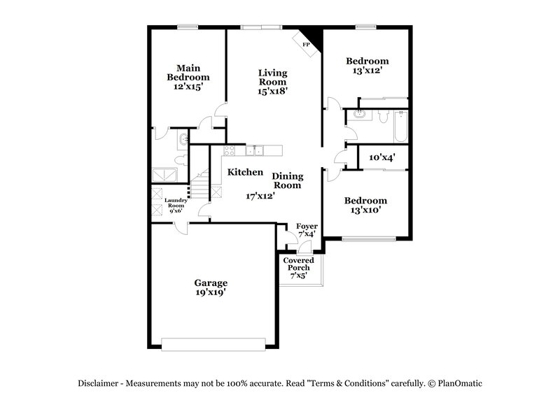 2,080/Mo, 3420 Quinlan Blvd Canal Winchester, OH 43110 Floor Plan View