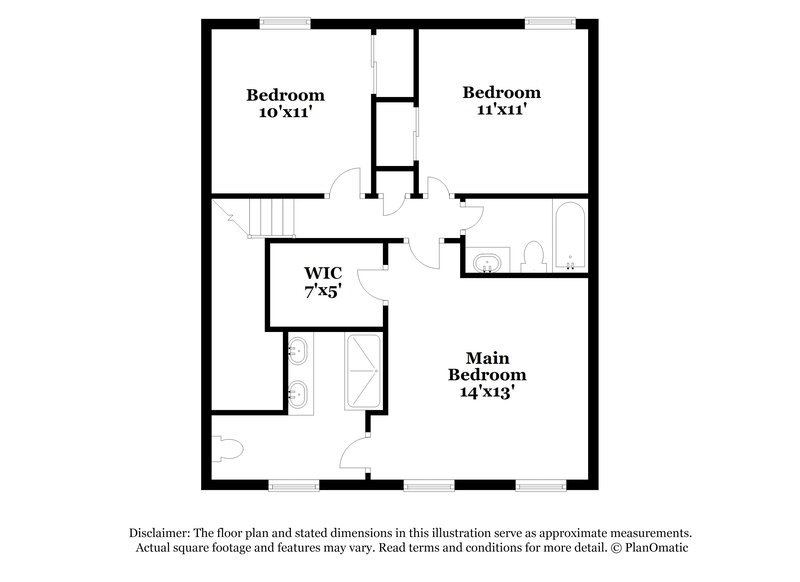 1,880/Mo, 2579 Ashley Meadow Drive Columbus, OH 43219 Floor Plan View 2