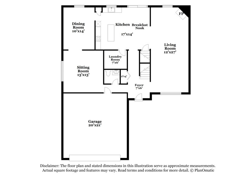 2,565/Mo, 283 Pinecrest Dr Delaware, OH 43015 Floor Plan View