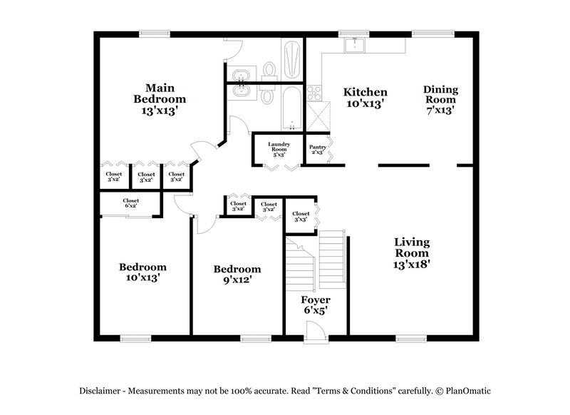 3,270/Mo, 313 Effington Ln Columbus, OH 43207 Floor Plan View