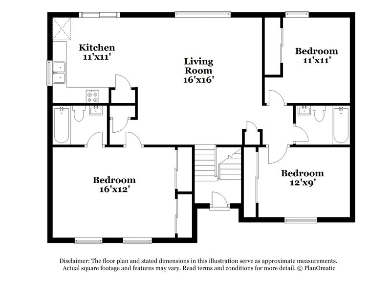 1,890/Mo, 4197 Nipigon Dr Columbus, OH 43207 Floor Plan View