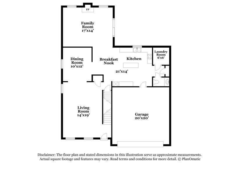 2,230/Mo, 7614 Blacklick Ridge Blvd Blacklick, OH 43004 Floor Plan View
