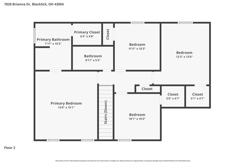 2,650/Mo, 7828 Brianna Dr Blacklick, OH 43004 Floor Plan View 3